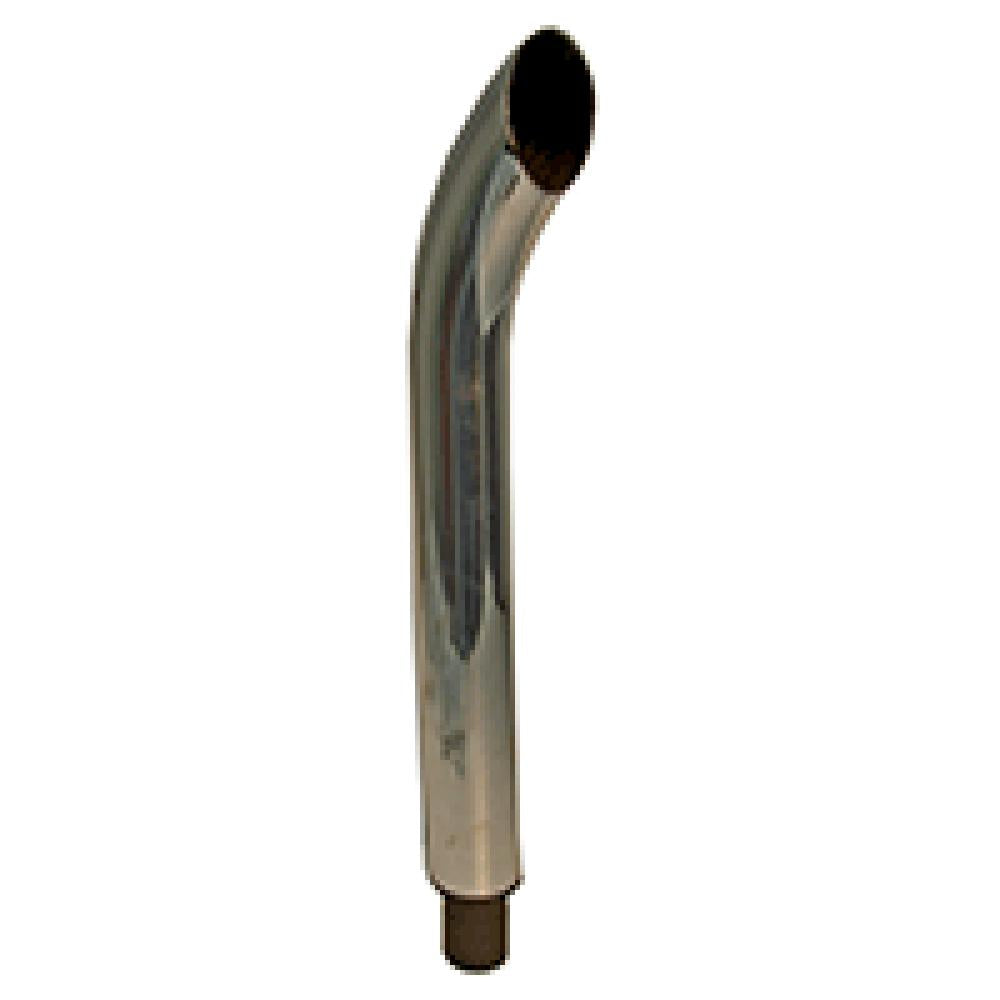 Chrome Curved Stack Pipe Muffler Fits IH Fits FARMALL Super A B C 140 404 424 13