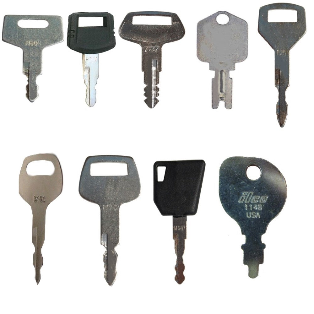 68 Key Set For Heavy Equipment / Construction Ignitions