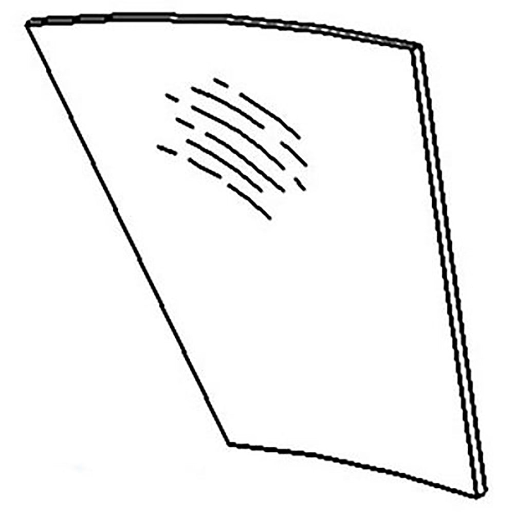 Cab Glass Door Lower - Left Hand Fits John Deere 2350 2355 2755 2040 2750 2555