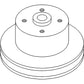 R52011 New Water Pump Pulley Single Groove Fits John Deere Tractor 4030