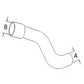 Upper Radiator Hose Fits John Deere Tractor 4050 4250 4440 4630 4450