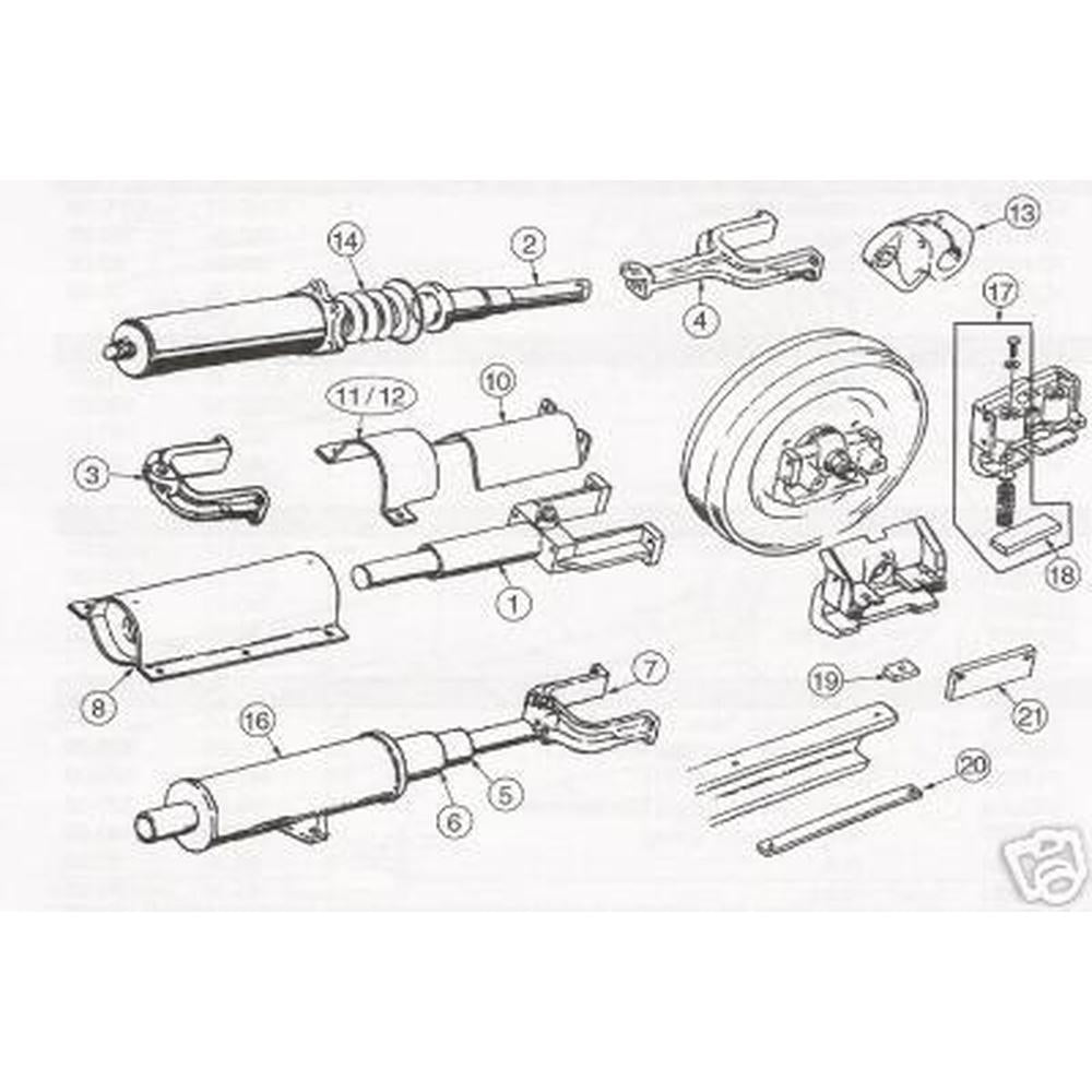 R57098 Track Adjuster Assembly Fits Case Dozer 650 650G