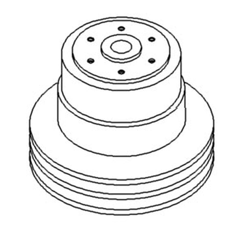 R61436 New Water Pump Pulley Fits John Deere 4640 4840 5720 5730 9940