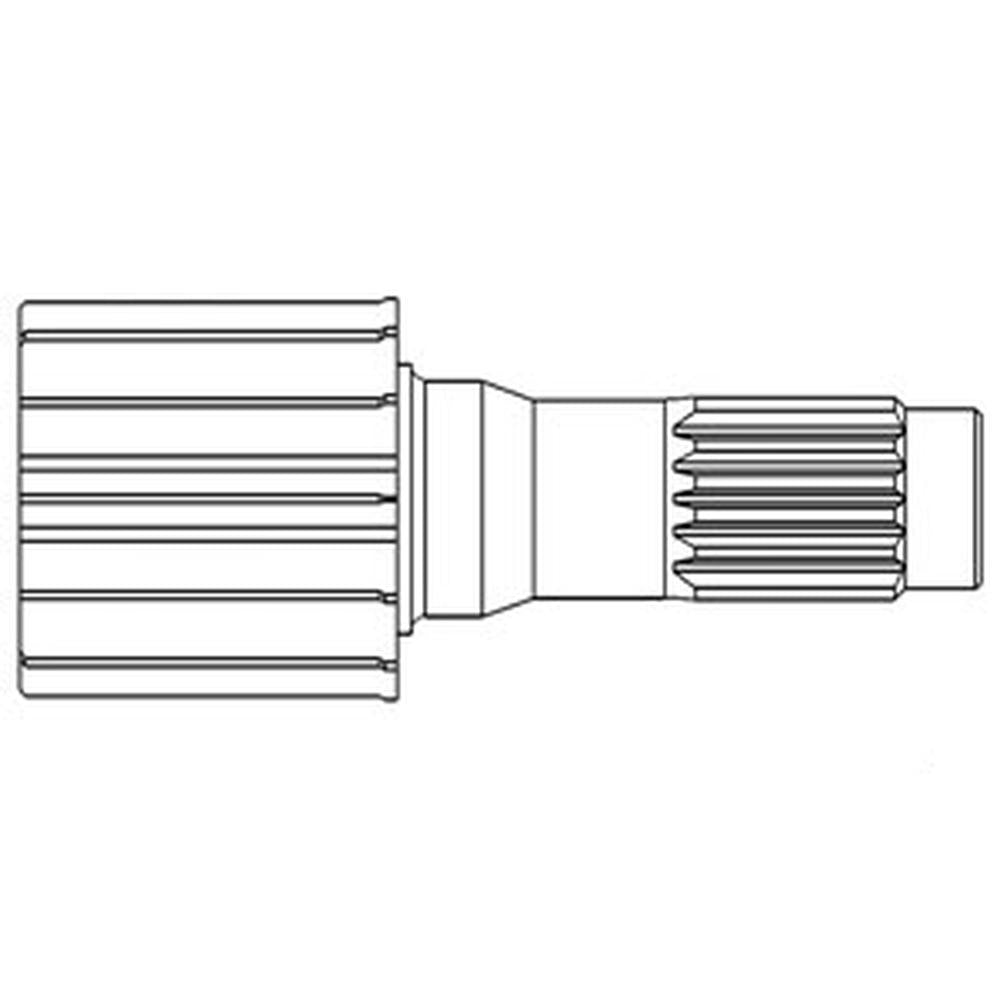 WN-R61711-PEX Shaft, Sun Fits John Deere 4520 4620 4630 7020 7520 8430 8630