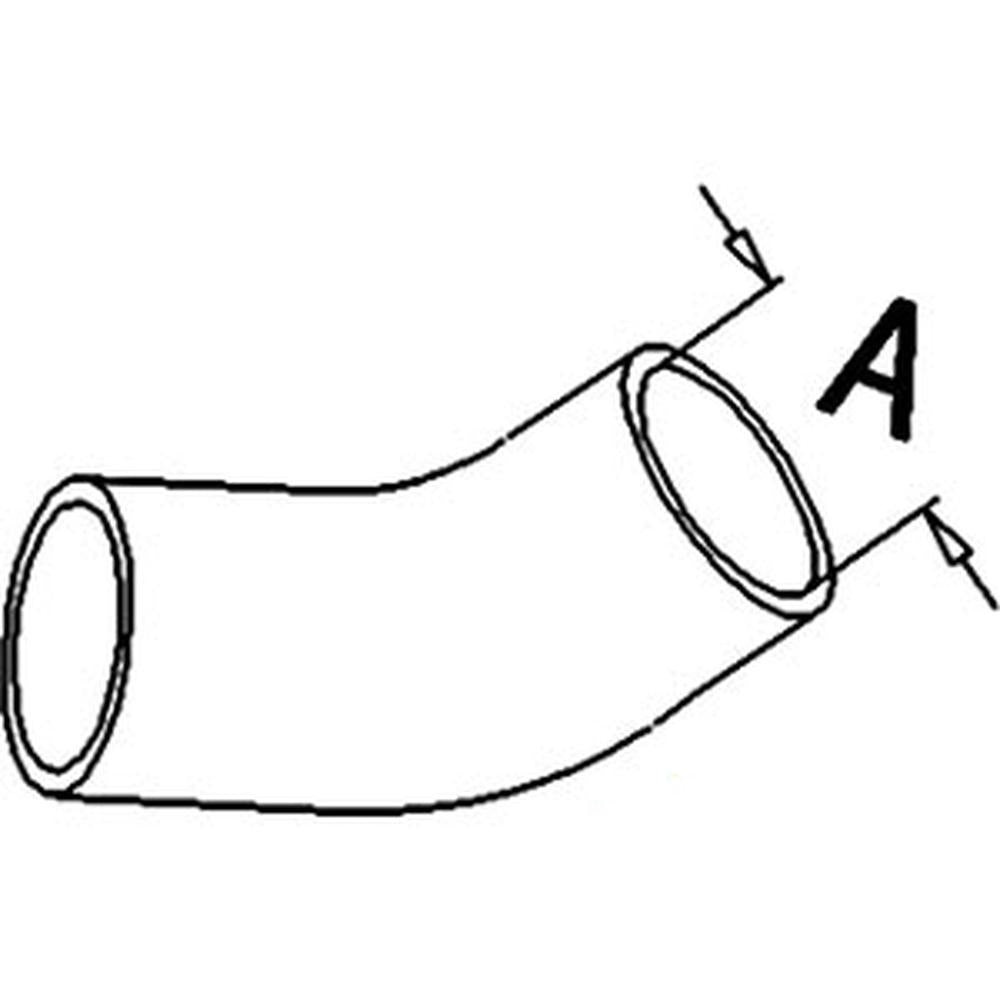 Lower Radiator Hose Fits John Deere Replaces R72742