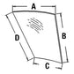 WN-R93149-PEX Glass, Lower, Door Fits John Deere 4050 4250 4450 4650 4850 4055