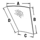 WN-R93149-PEX Glass, Lower, Door Fits John Deere 4050 4250 4450 4650 4850 4055