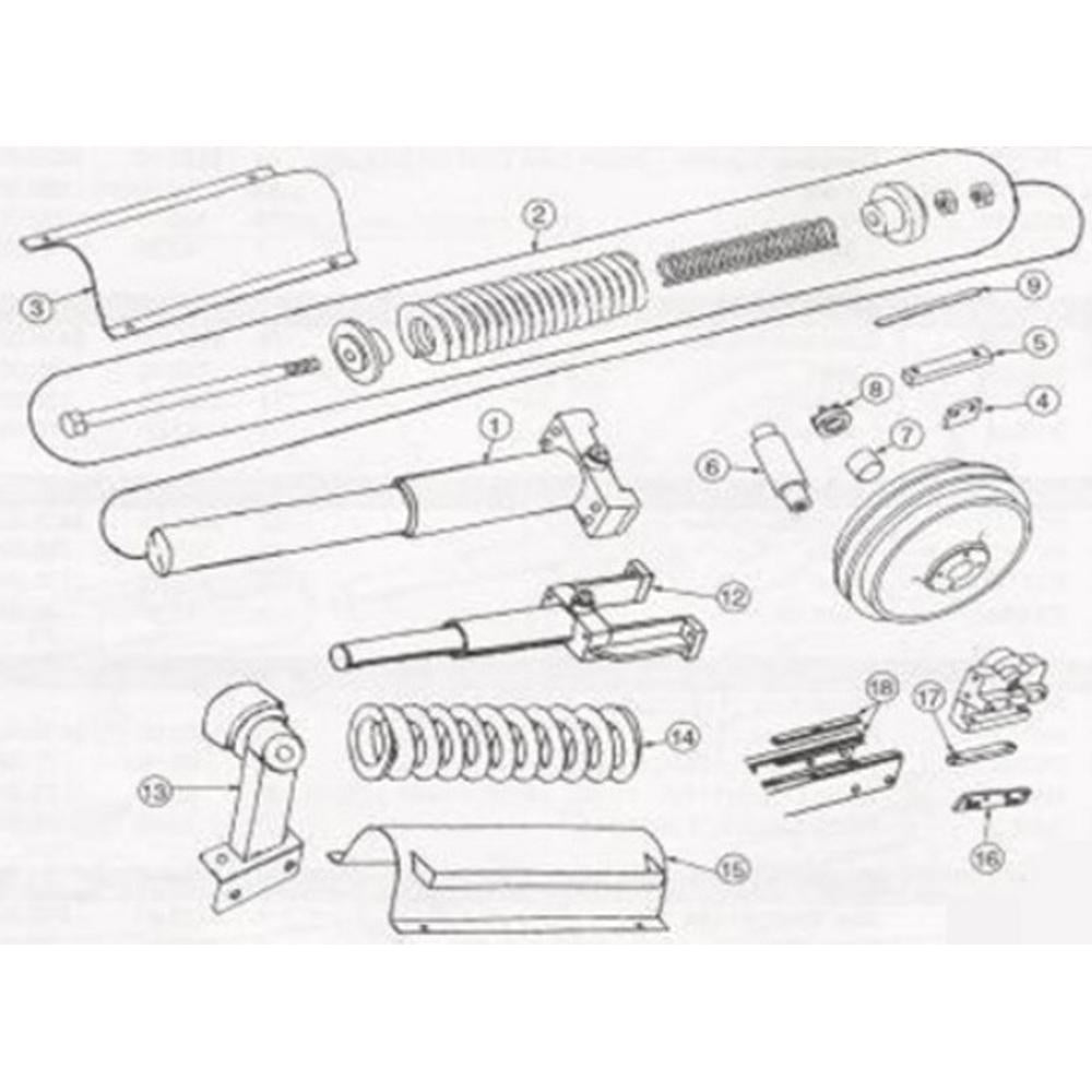 PV300 Track Adjuster Assembly Fits John Deere 450 450B 450C 450D 450E 550 550B