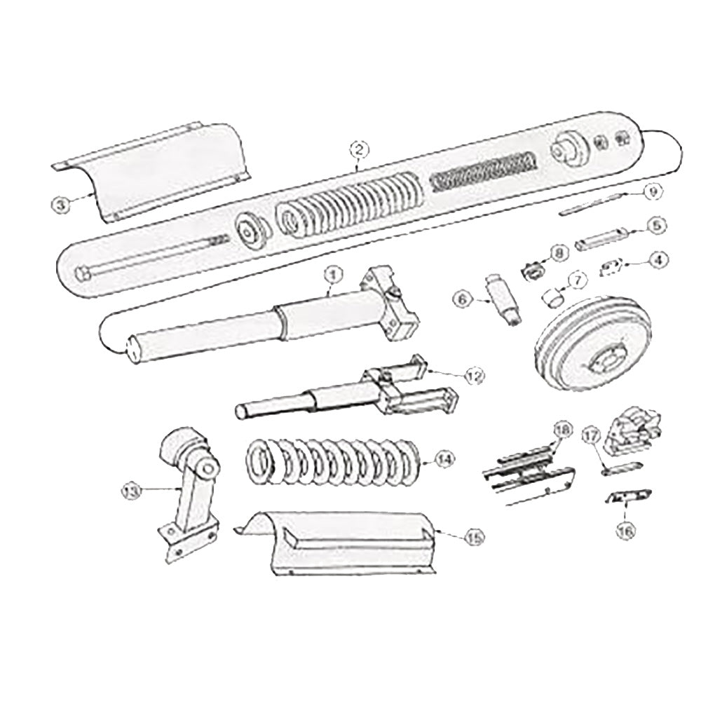 PV301 Track Adjuster 5 Roller Fits John Deere 450B 455D Crawler Loader