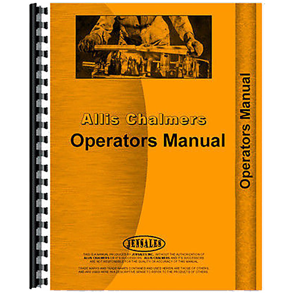 Operators Manual Fits Allis Chalmers AC Tractor Forklift 705C 706C 708C