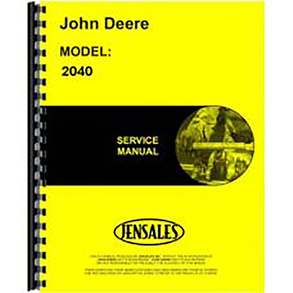 Service Manual Fits John Deere 2040 Tractor