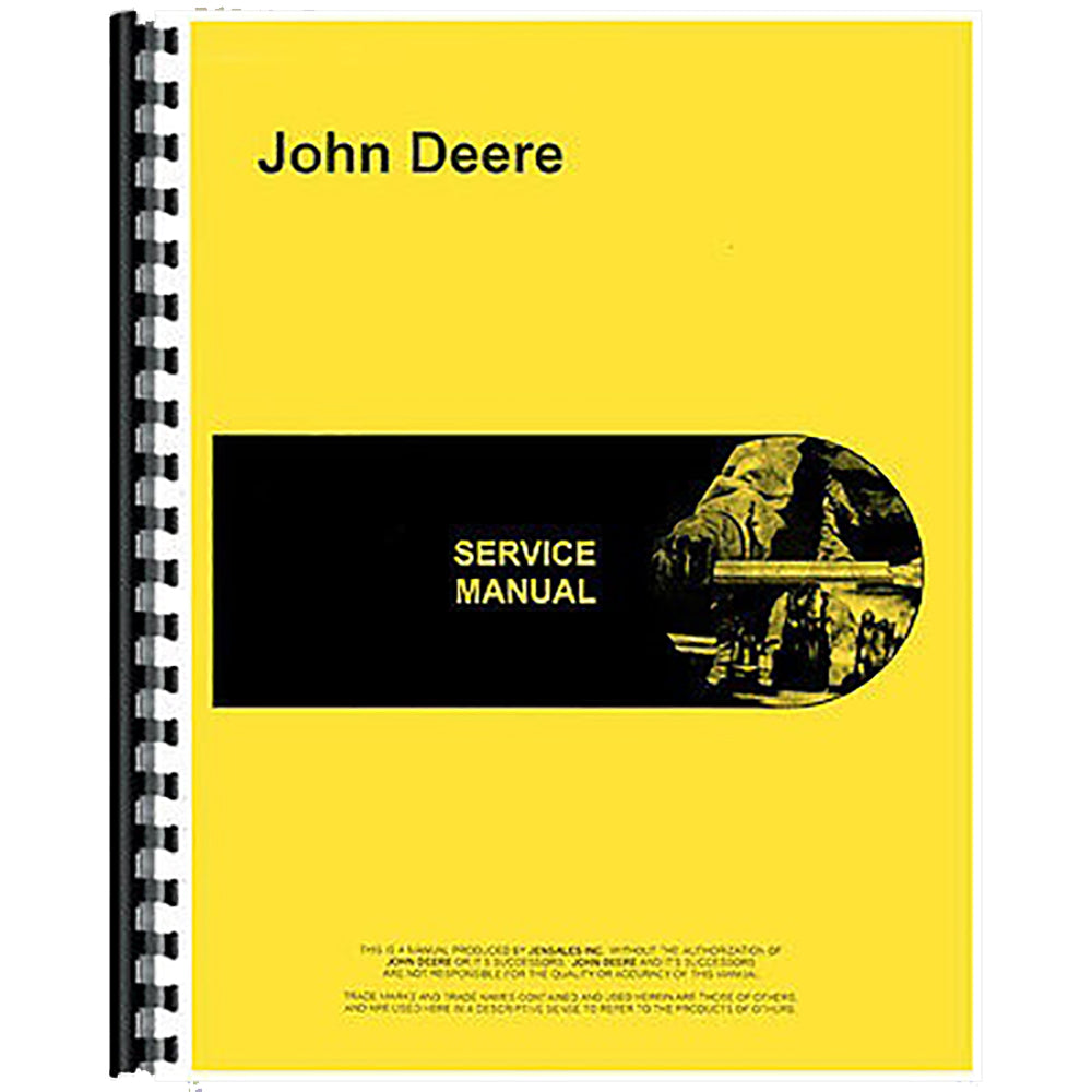 Service Manual Fits John Deere JD-S-SM2030