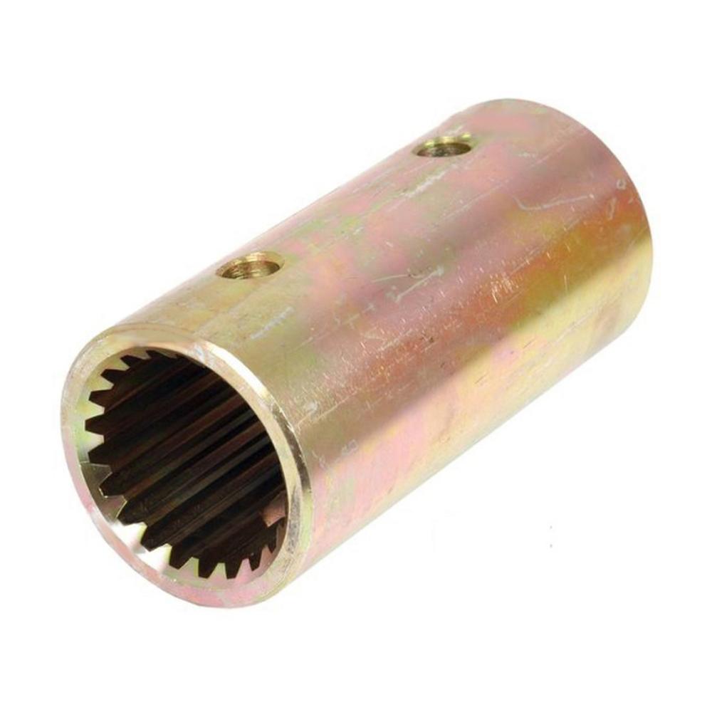 1 3/8" PTO 21 Splined Coupler 3 3/4" Long
