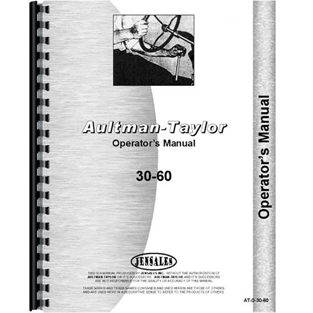 Aultman and Taylor Tractor Operators Manual