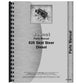 Replacement Parts Manual Fits Bobcat Skid Steer Loader Model: 825
