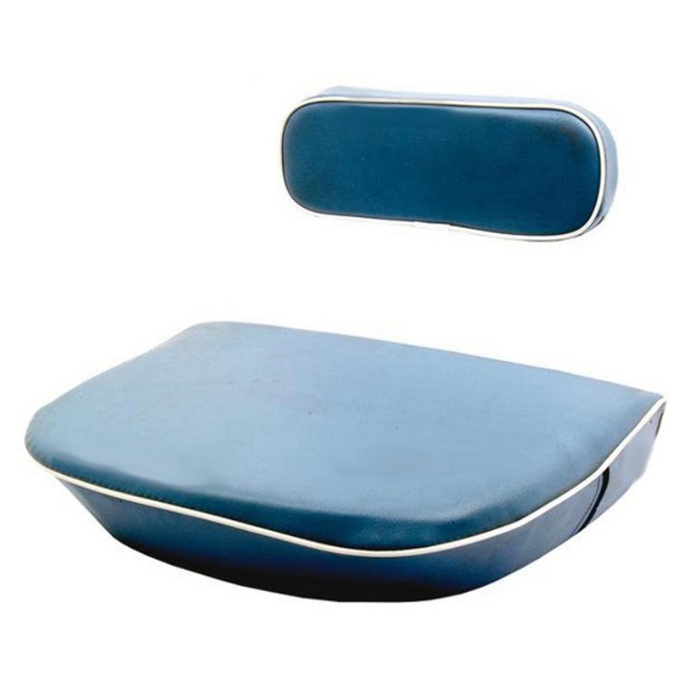 S.67202 Cushion Set, Fits Ford, Blue W/ White Fits Ford/New Holland