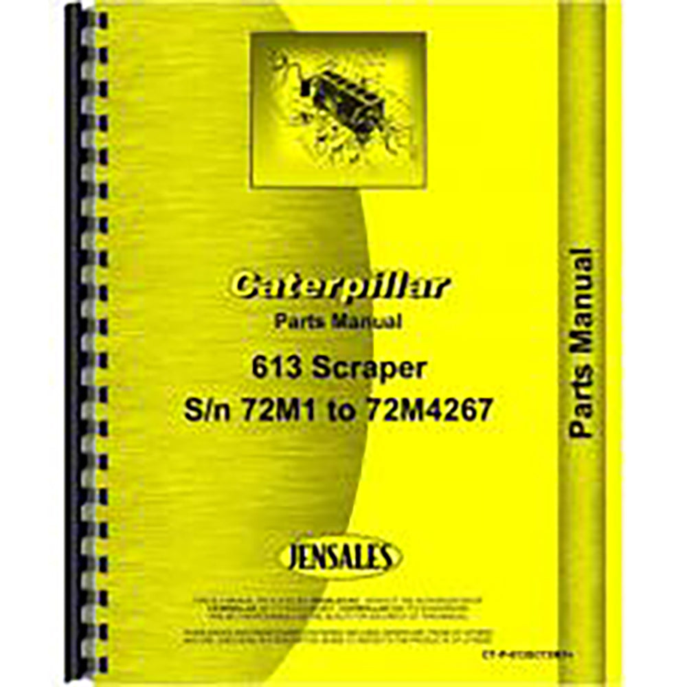 Parts Manual Fits Caterpillar Replaces CT-P-613SC72M1+
