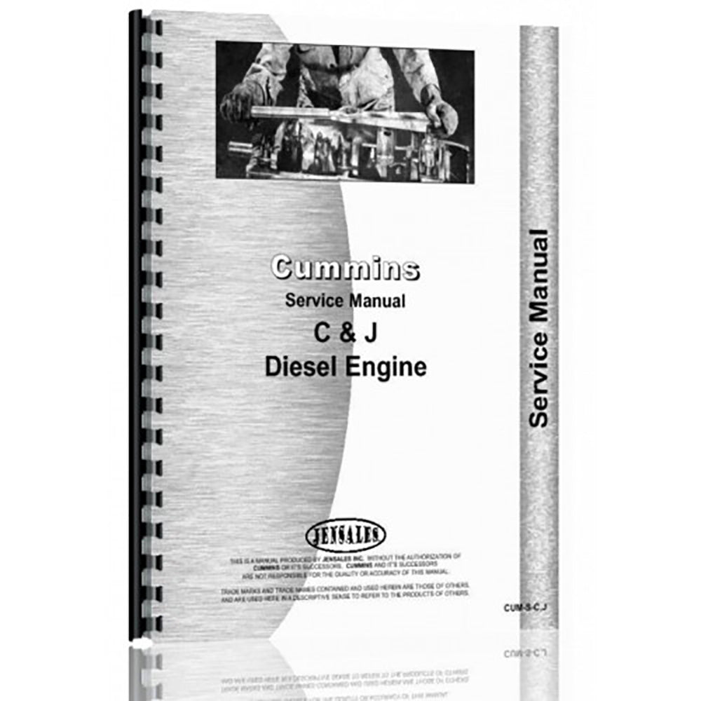 Service Manual Fits Cummins Replaces CUM-S-C J