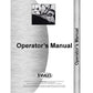 Operators Manual Fits Cub Cadet Replaces IH-O-CC582