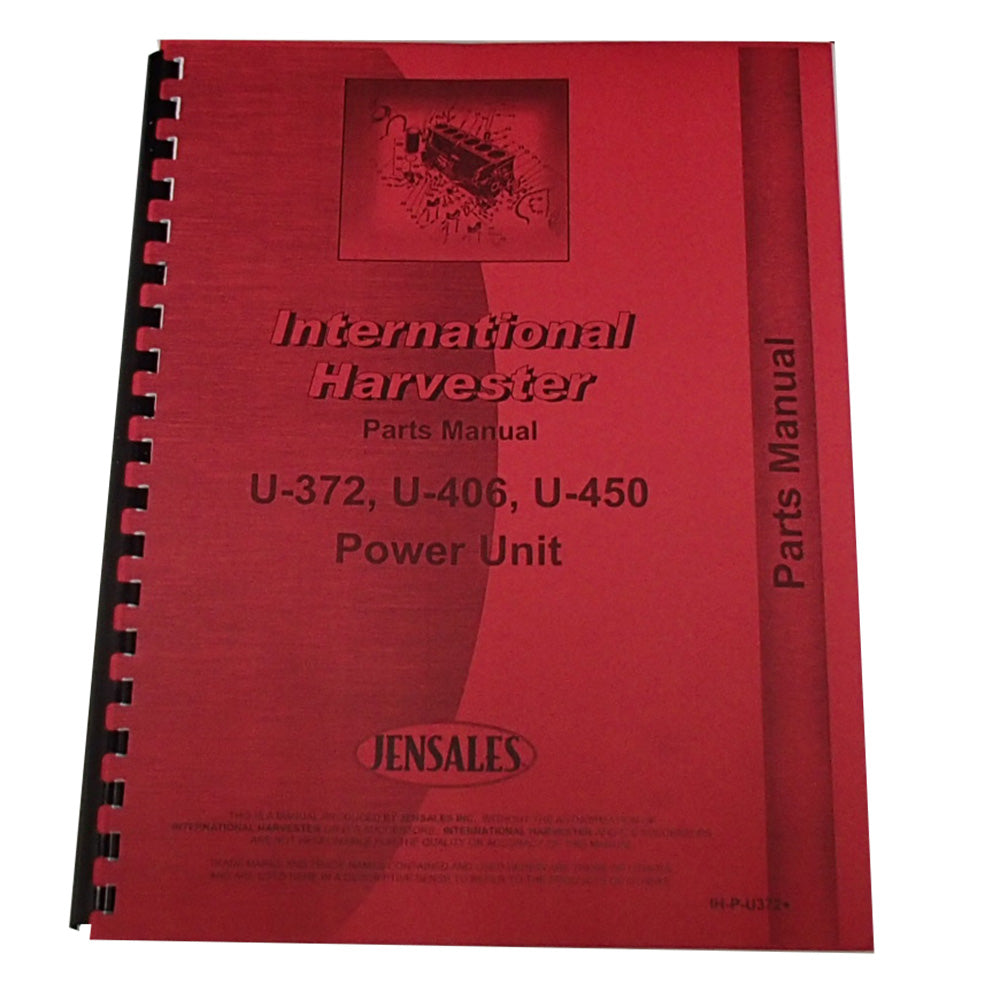 Parts Manual Fits Hough Replaces IH-P-U372+
