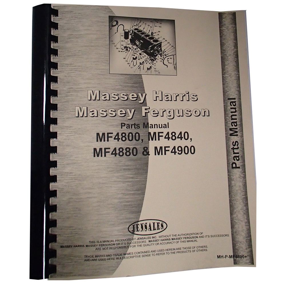 Fits Massey Ferguson 4880 Tractor Chassis Parts Manual