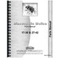 New Parts Manual for Minneapolis Moline 17-30 Tractor