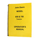 Tractor Operator Owners Manual Compact Utility omrw15455 Fits John Deere 650 750