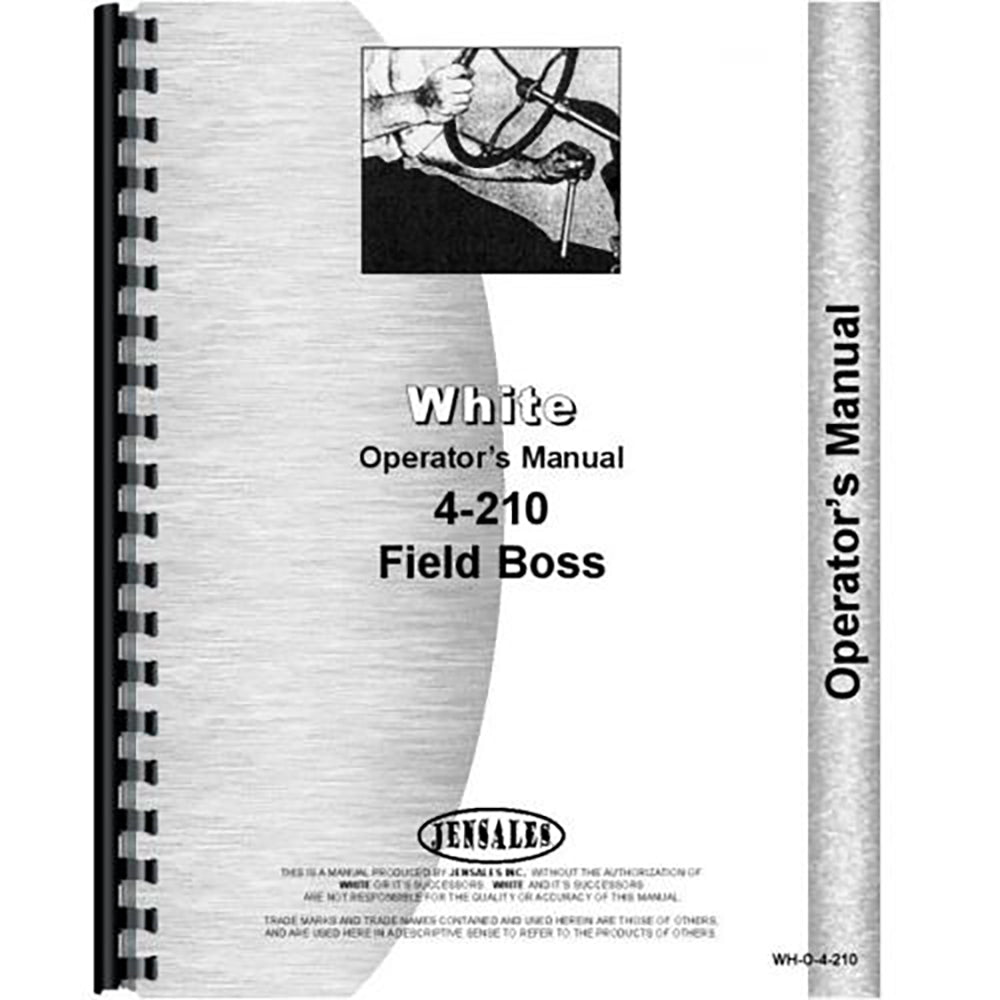 White 4-210 Tractor Operators Manual