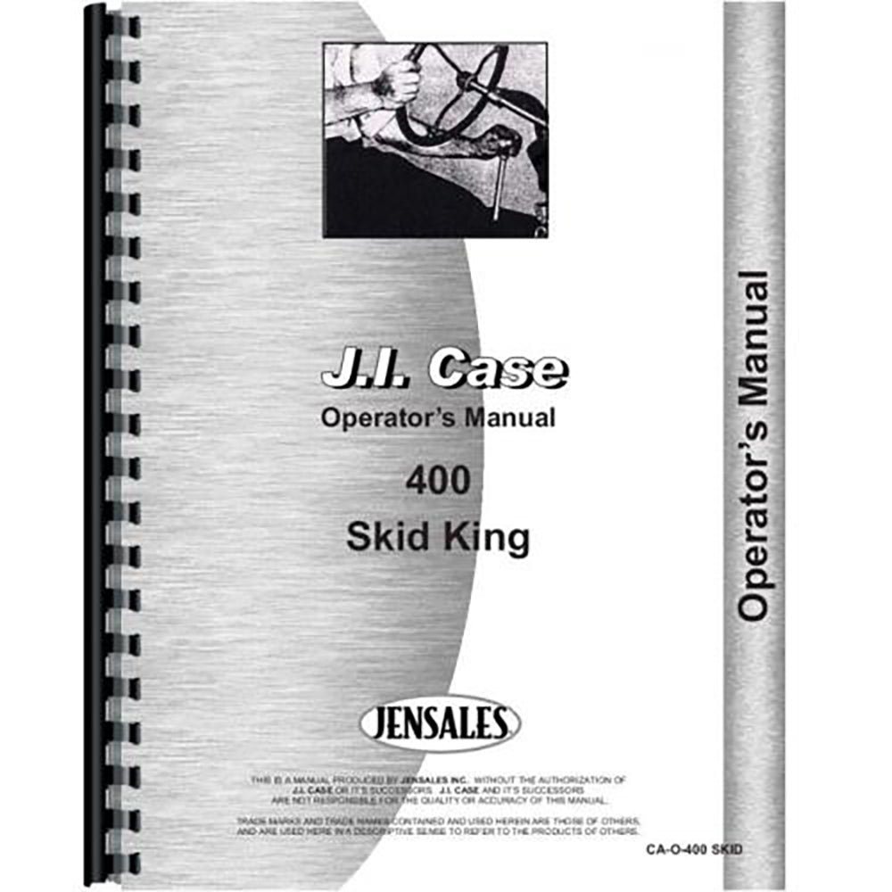 Operators Manual Fits Case Replaces CA-O-400 SKID