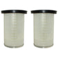 Qty 2: Outer Air Filter Fits Ford/New Holland Replaces 87800068
