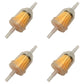 (4) Fuel Filters Fits Gator AM116304 4x2 6x4 Fits Cushman 821814 Fits Kawasaki