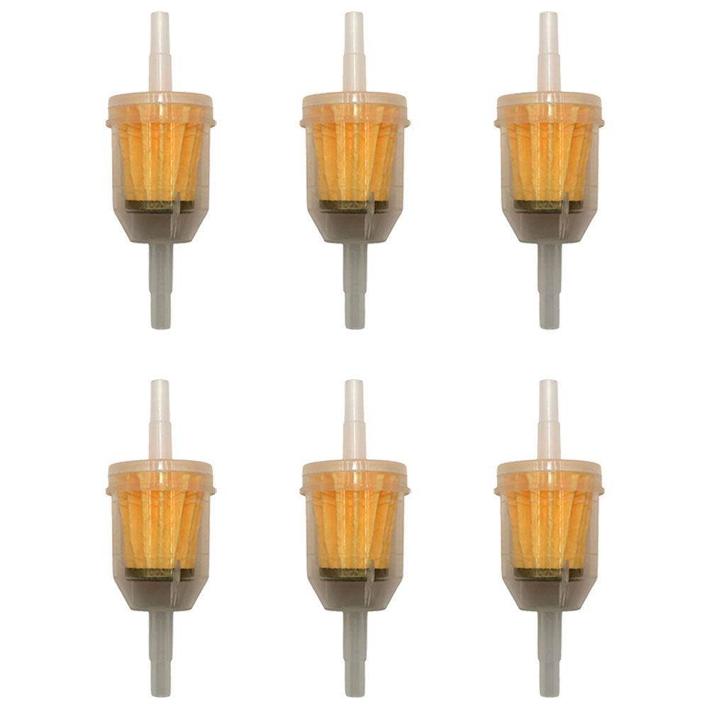 (6) Fuel Filters Fits Gator AM116304 4x2 6x4 Fits Cushman 821814 Fits Kawasaki