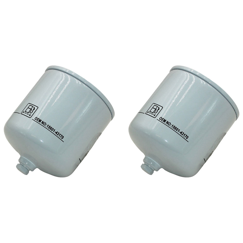 Qty 2: Fuel Filter
 Fits Terex Replaces 15601-43170