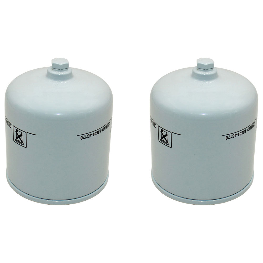 Qty 2: Fuel Filter
 Fits Terex Replaces 15601-43170