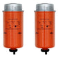 Qty 2: Fuel Filter Fits John Deere Replaces FS19976