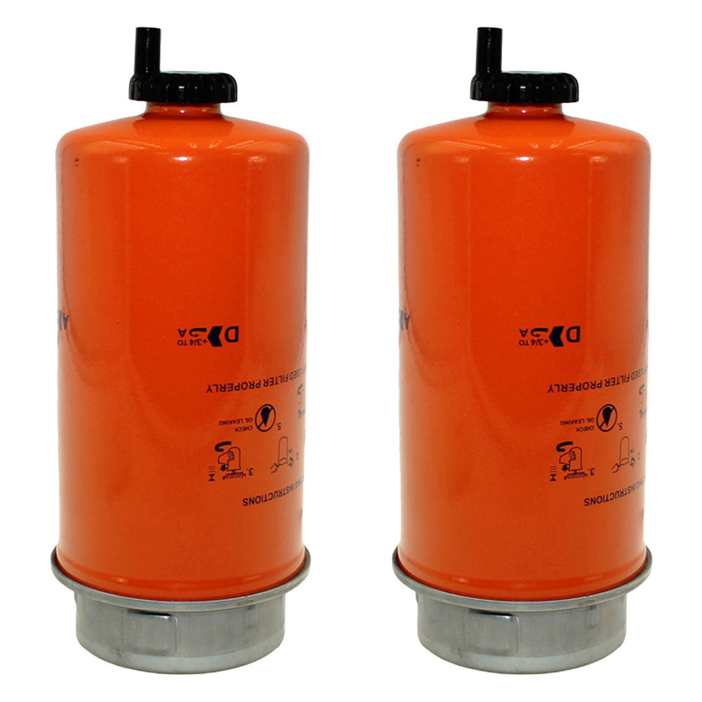 2 Fuel Filters Fits John Deere C230 C240 C440 R230 S540 S550 T550 RE522878