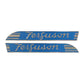 Blue Side Emblem Pair Chrome Fits Massey Ferguson TE20 TEA20 TO20 TO30 Both Side