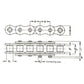RC60 Roller Chain - 10 Foot Box Fits Roller Chain