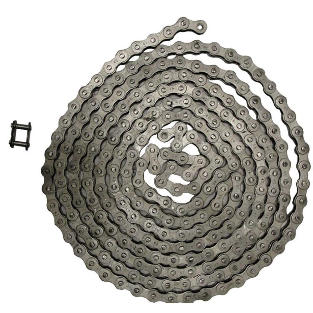 Roller Chain Rivet Type (10ft) 41 Size Pitch-0.500" Width-0.251" 240 Links