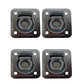 4 Recessed Floor D Rings w Backing Plate Enclosed Trailer Cargo Trailer Tie Down