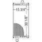 WN-RE159541-PEX Radiator Fits John Deere 8100 8200 8300 8400 8110 8210 8310 8410