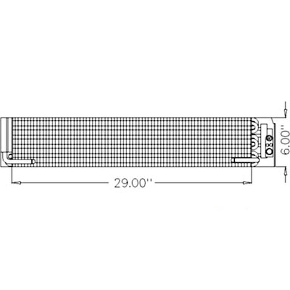 Evaporator Fits John Deere 6310 7610 7710 7810 7600 7700 7210 7410 7510 RE180243