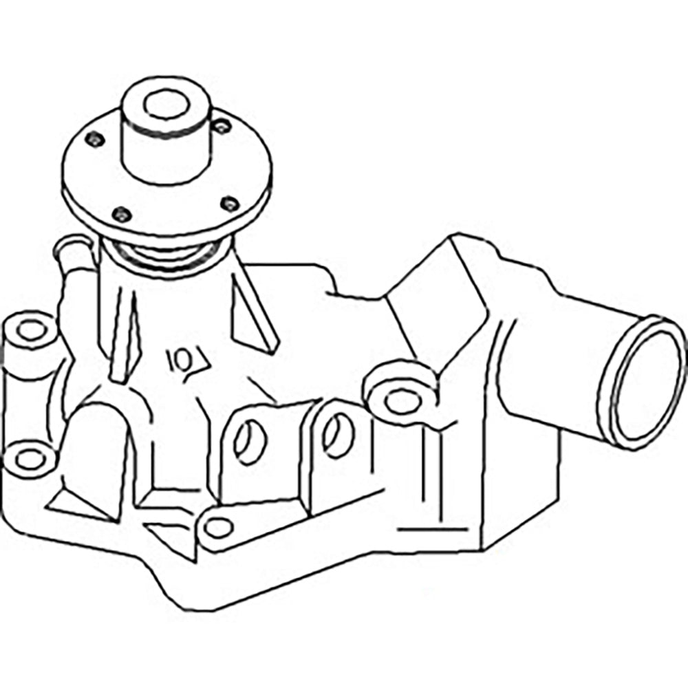 NEW Water Pump Fits John Deere Tractor 302 6000 2020 2040 2240 2440 2420