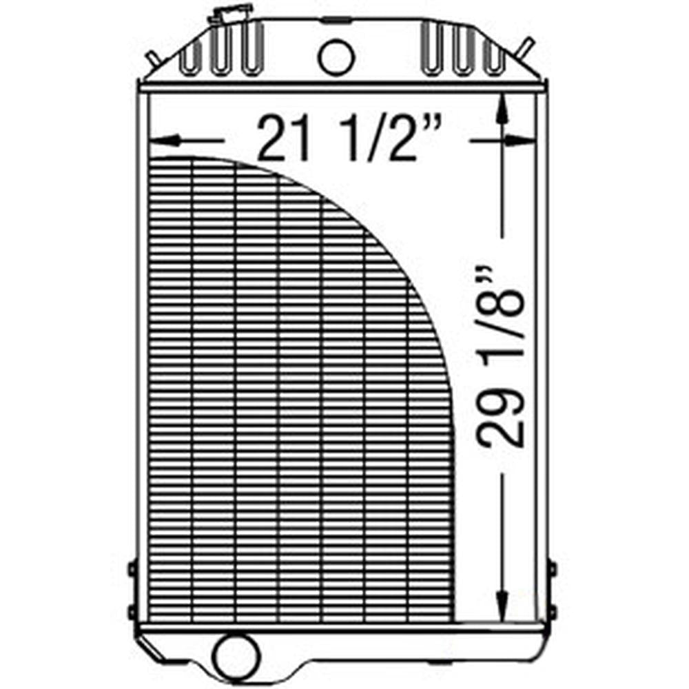 Radiator Fits John Deere 4440 AR79501