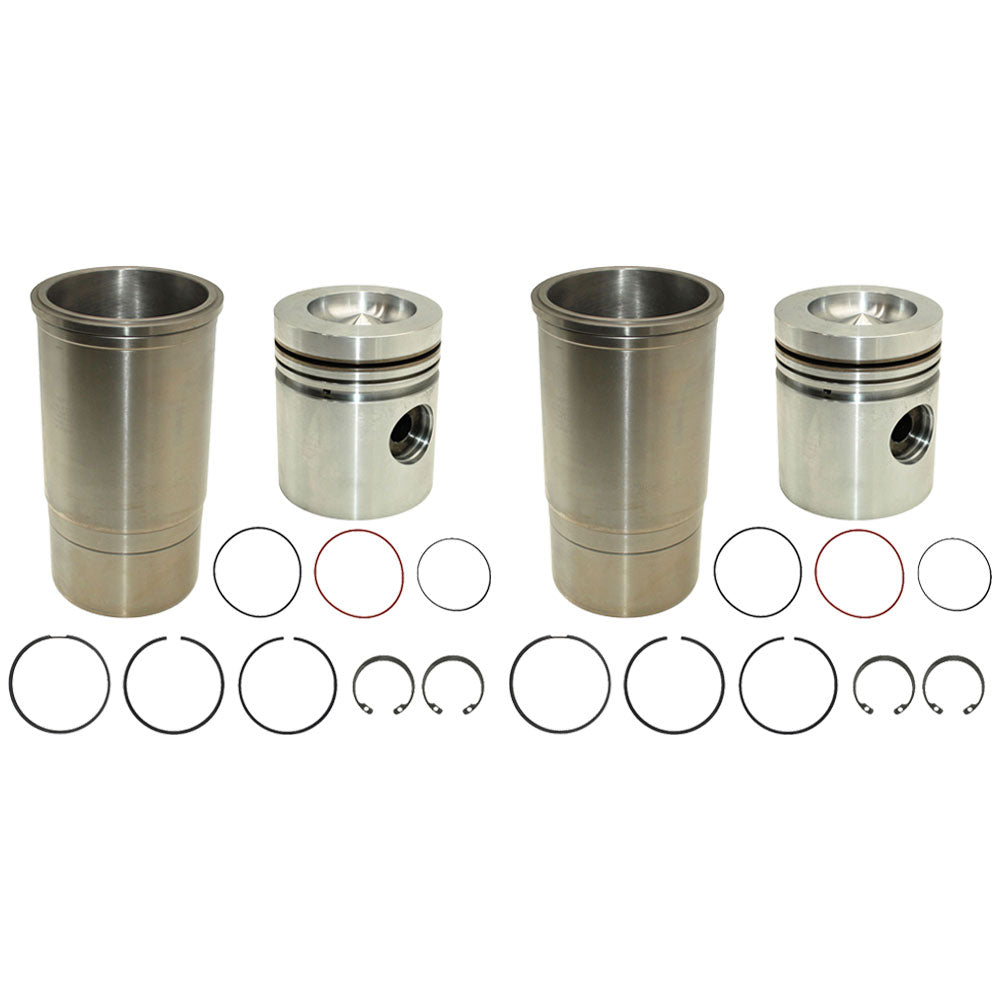 Qty 2: Early Piston Liner Kits Fits John Deere Replaces RE23173