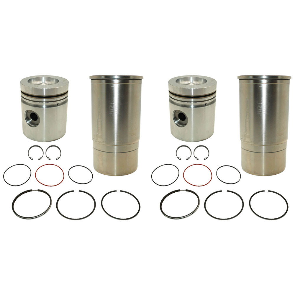 Qty 2: Early Piston Liner Kits Fits John Deere Replaces RE23173