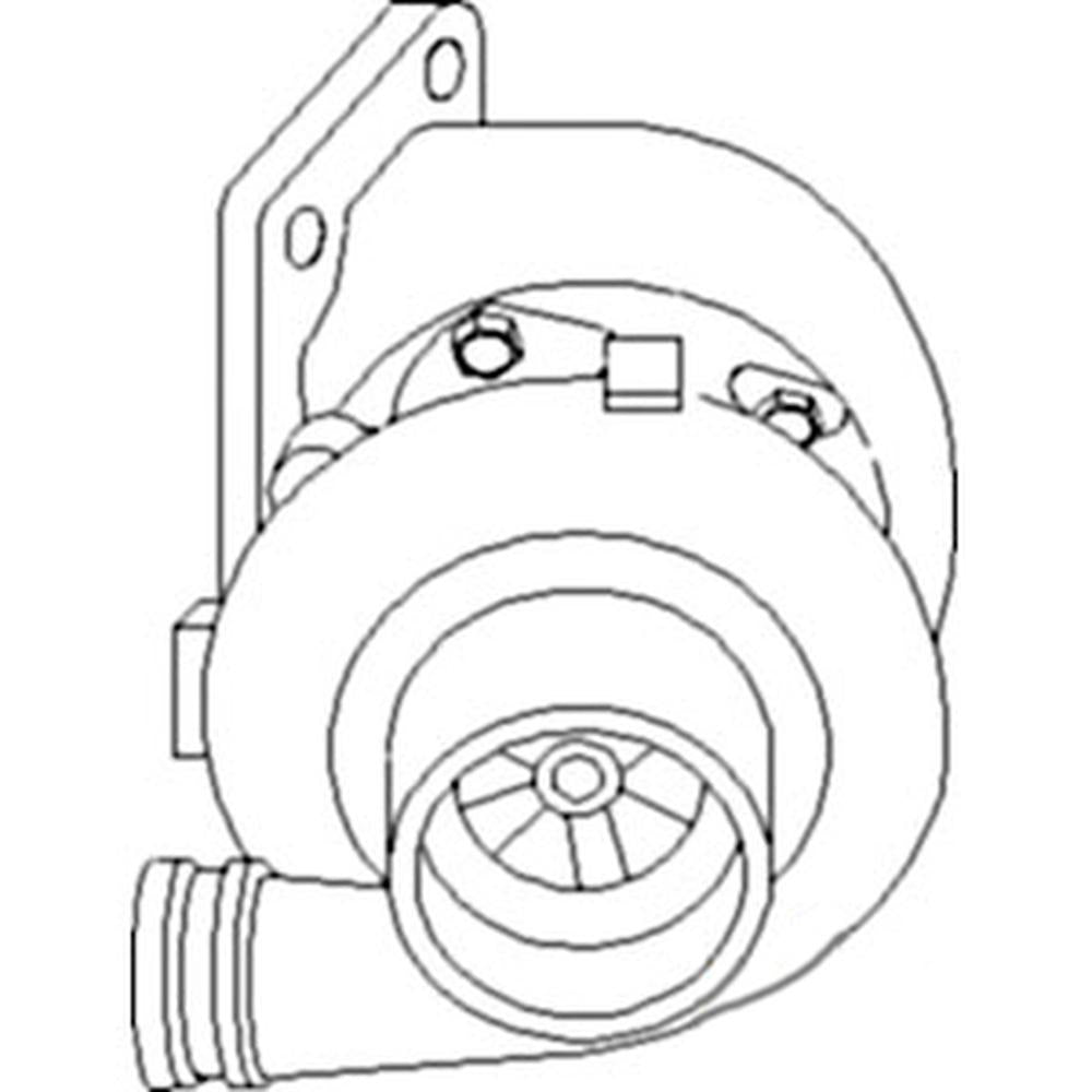 RE25998T New Turbocharger Fits John Deere Combine CTS 9500 9500SH 9600