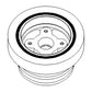 RE26920 Dampener Pulley Fits John Deere 2955 3050 3055 3150 3155 3255 3350