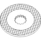 AA5258R 9230 Fits John Deere Tractor PTO Clutch Plate w Facing 50 60 70