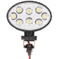 Oval LED Flood Work Lamp Fits John Deere Models